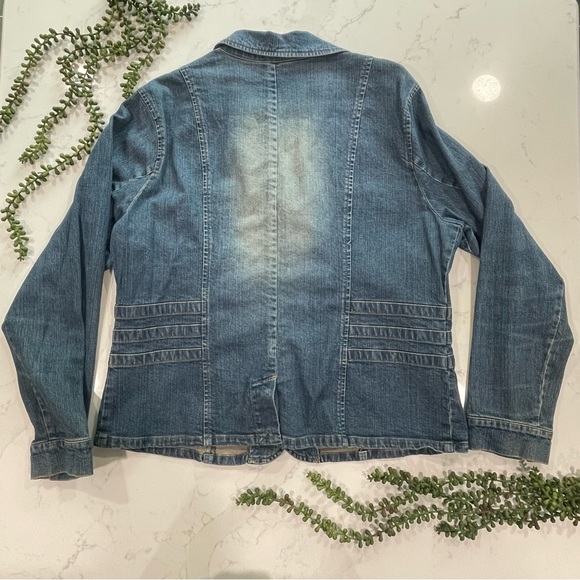 Vintage Coldwater Creek Blue Jean Denim Jacket - Picture 7 of 13
